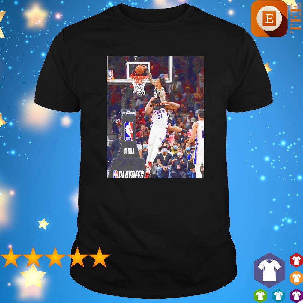 John Collins dunk on Embiid shirt, hoodie, sweater, long sleeve and ...