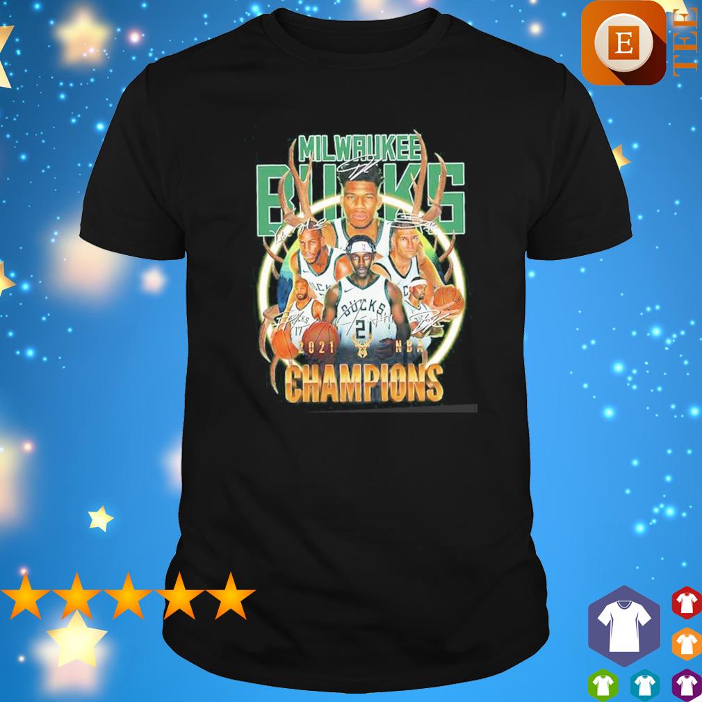 Milwaukee Bucks Starting Lineup 2021 NBA Champions shirt, hoodie ...