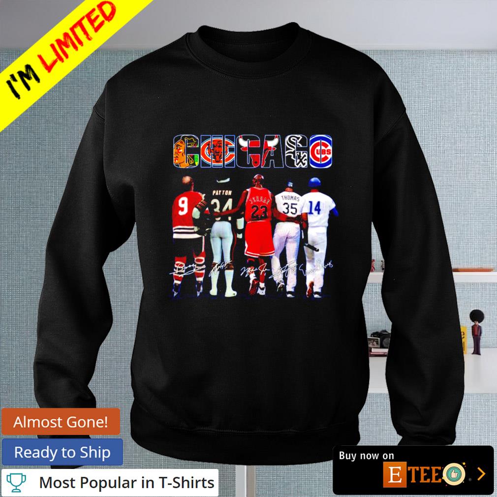 Chicago best sports teams Bobby Hull Payton Jordan Thomas and Ernie ...