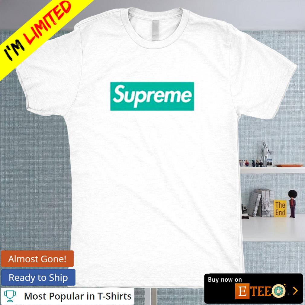 Supreme Tiffany & Co. Tシャツ ホワイト サイズL Supreme シュプリーム Tシャツ ティファニー 21AW Box Logo Tee
