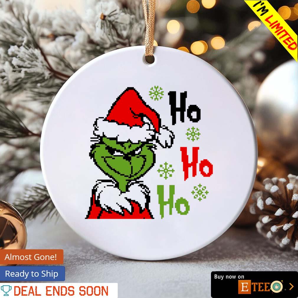 Grinch Ho Ho Ho Merry Christmas 2021 Ornament