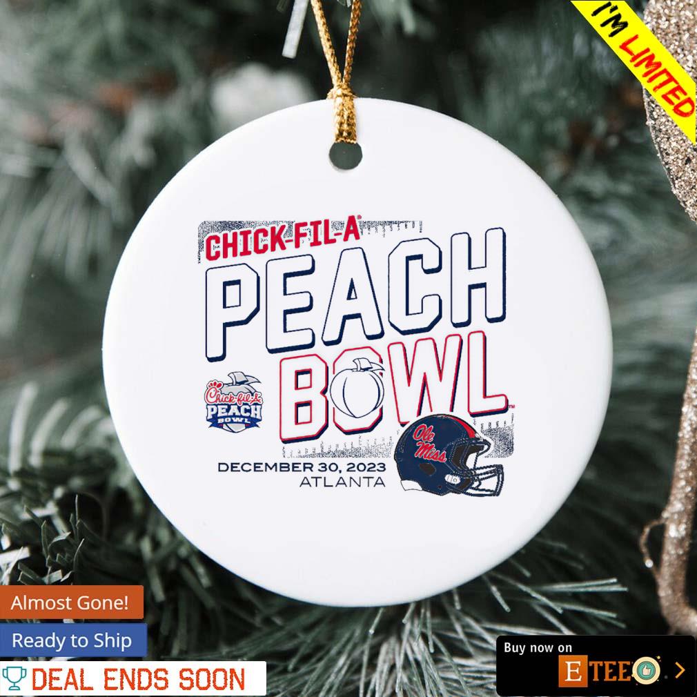 2023 Peach Bowl Ornament