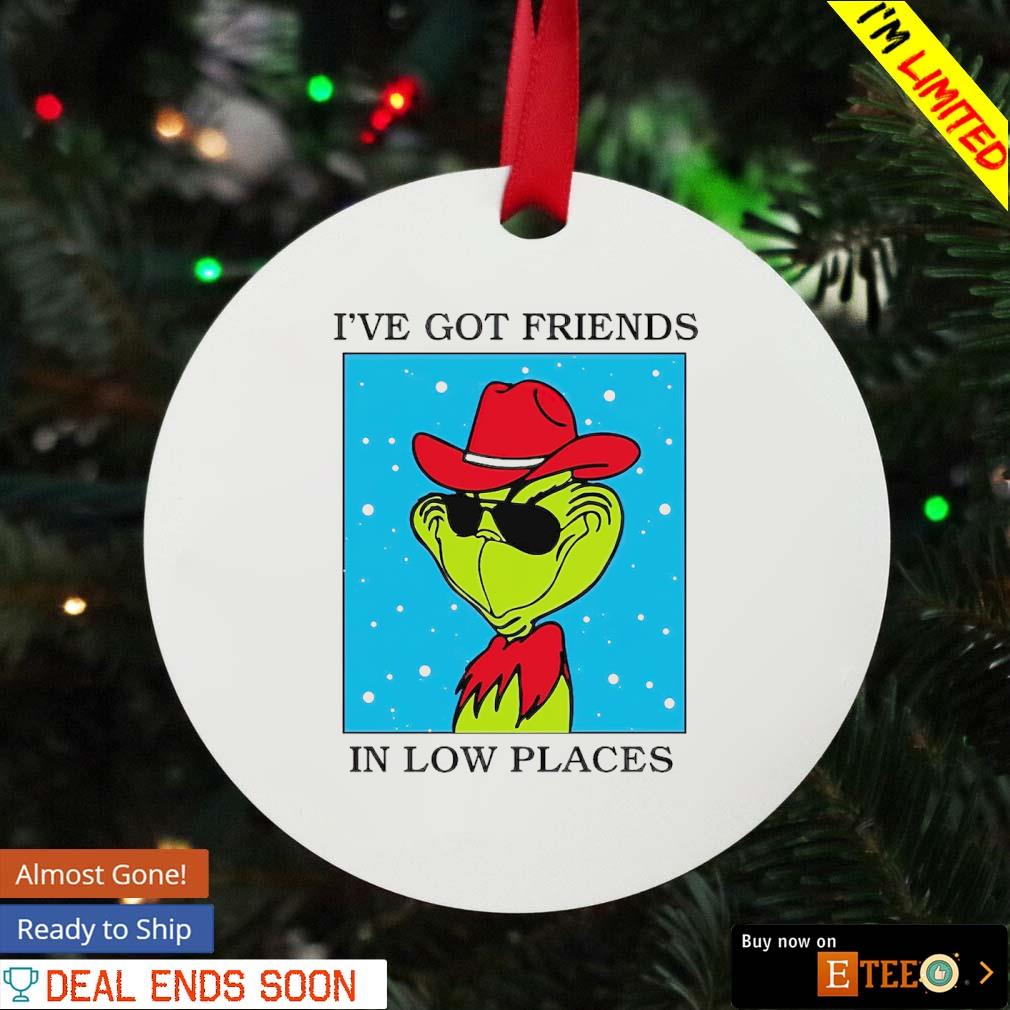 Grnch Xmas Ornament, Like A Good Neighbor Stay Over There Funny Circle  Ornament