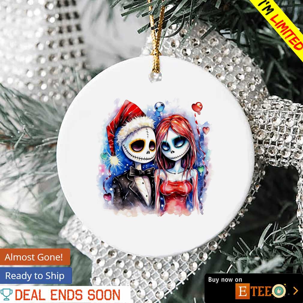 Jack and Sally Nightmare Before Christmas Ornaments