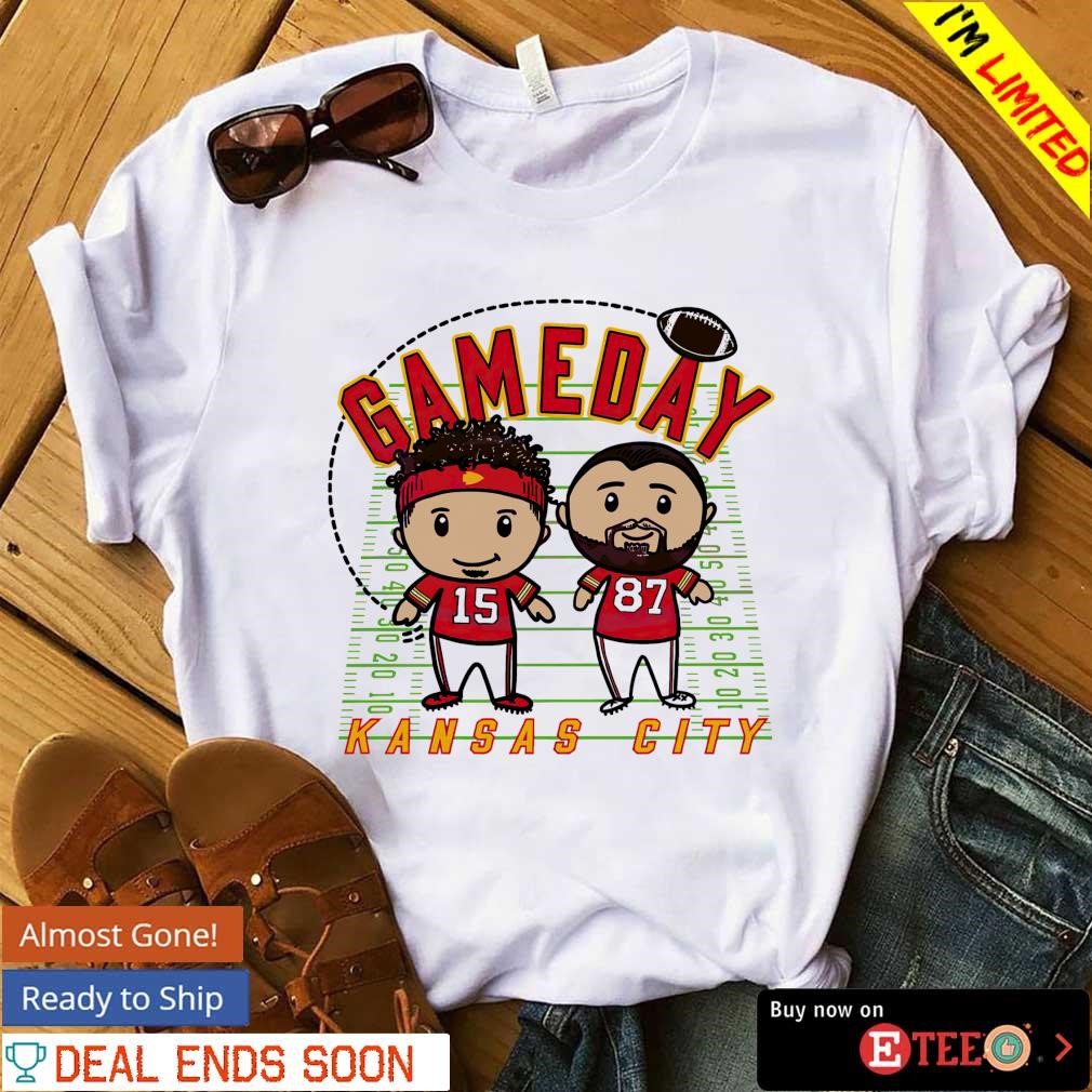 Patrick Mahomes and Travis Kelce Kansas City Gameday shirt shirt.jpg