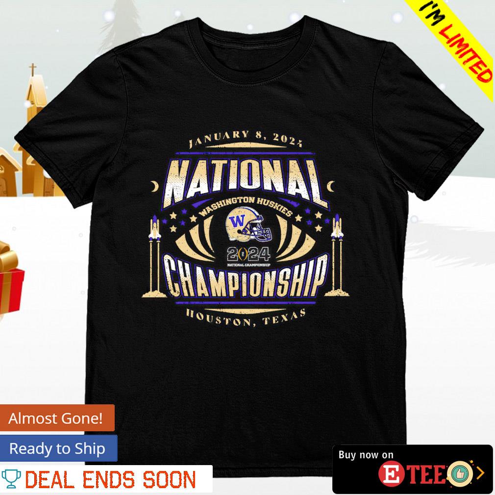 Washington Huskies 2024 National Championship January 8 2024 shirt ...