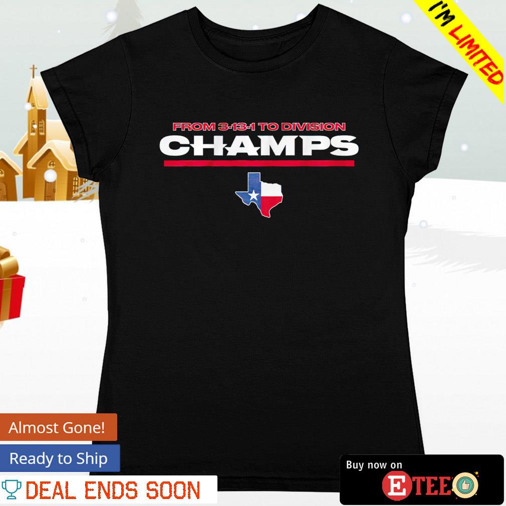 Houston Texans from 3-13-1 to division champs s ladies-tee