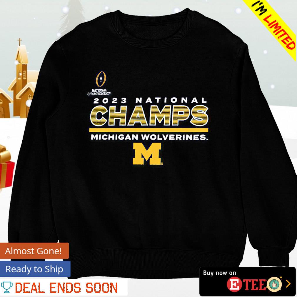 Michigan Wolverines 2023 national champs shirt, hoodie, sweater, long ...