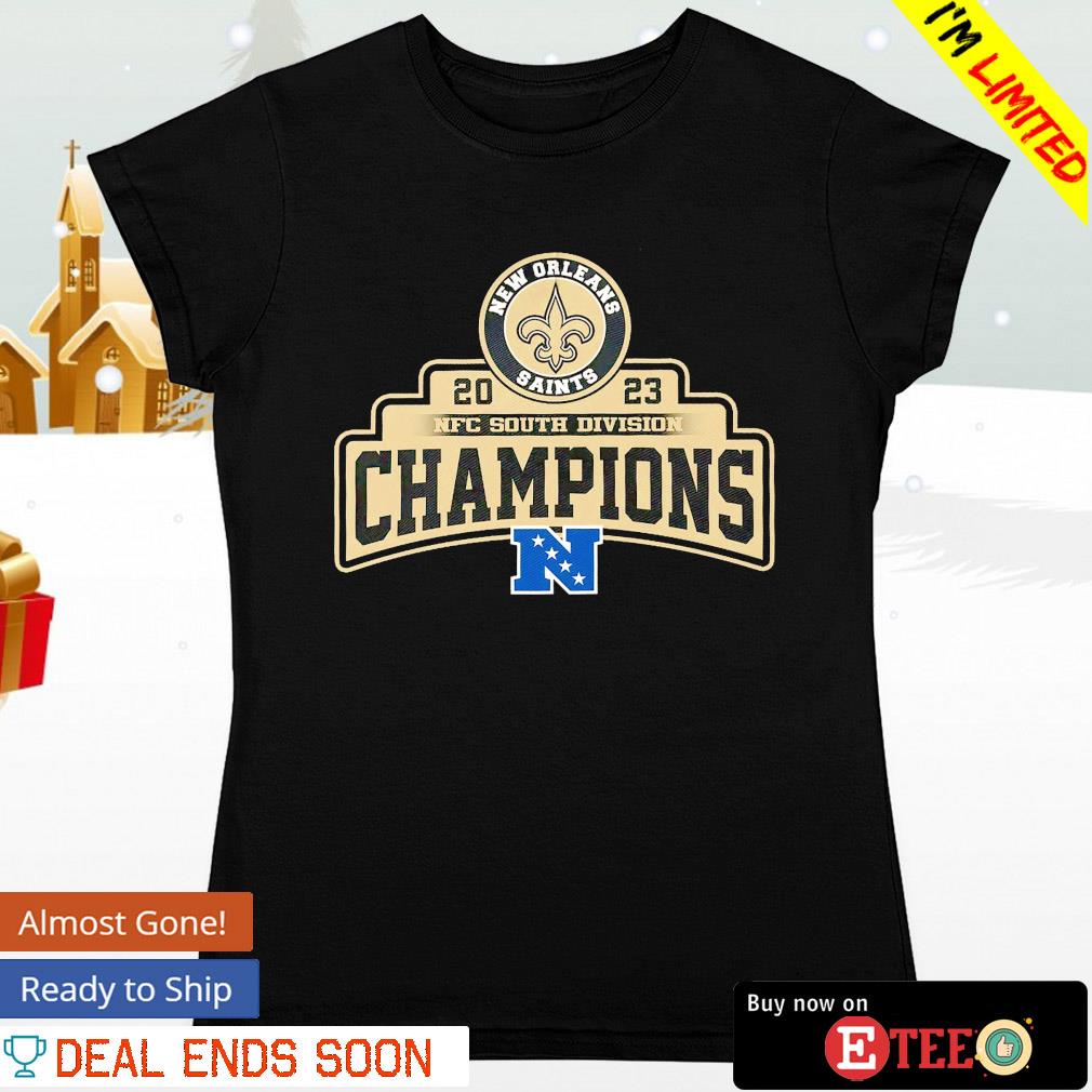 New Orleans Saints 2023 NFC South Division Champions s ladies-tee