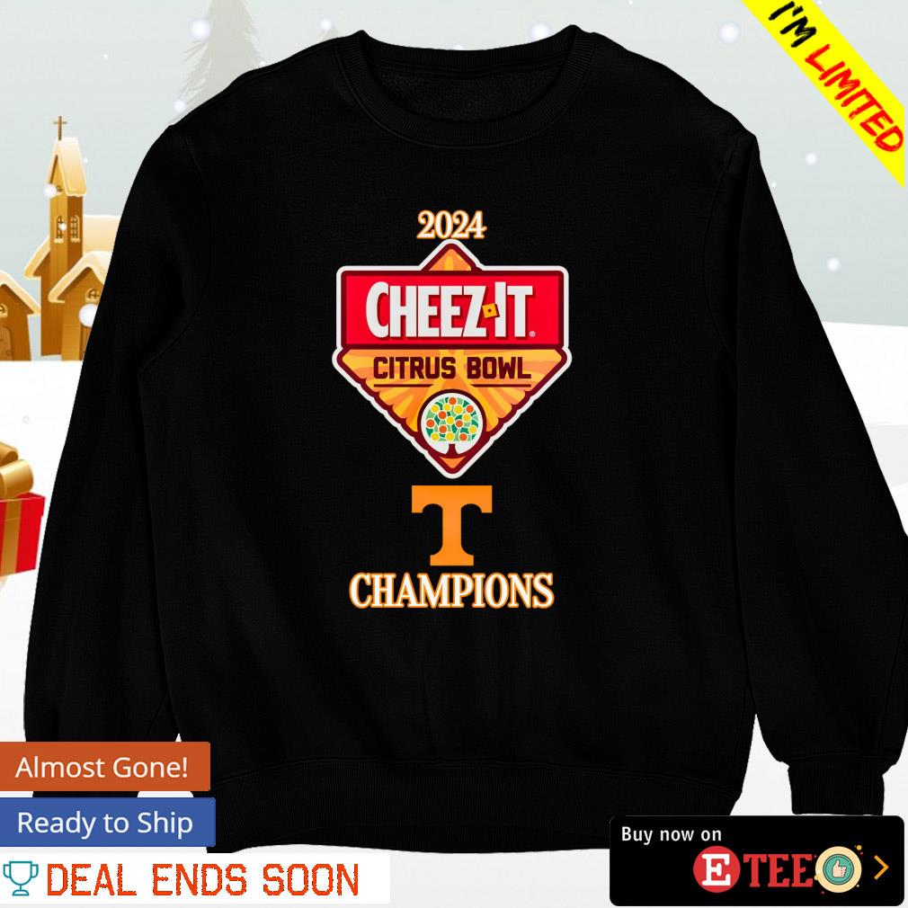 Tennessee Volunteers 2024 CheezIt Citrus Bowl champions shirt, hoodie