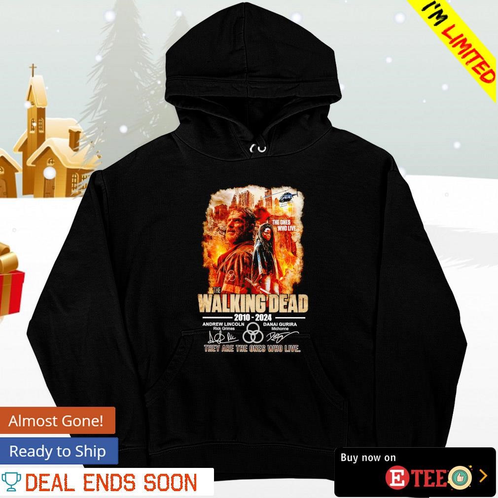 The Walking Dead 2010 2024 they are the ones who live signatures shirt hoodie