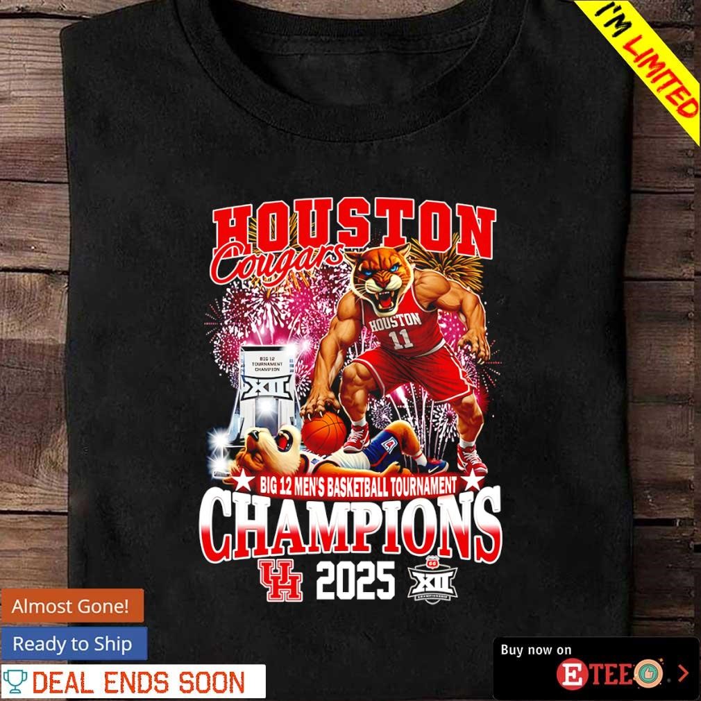 Mascots Houston Cougars big 12 men's basketball tournament champions ...