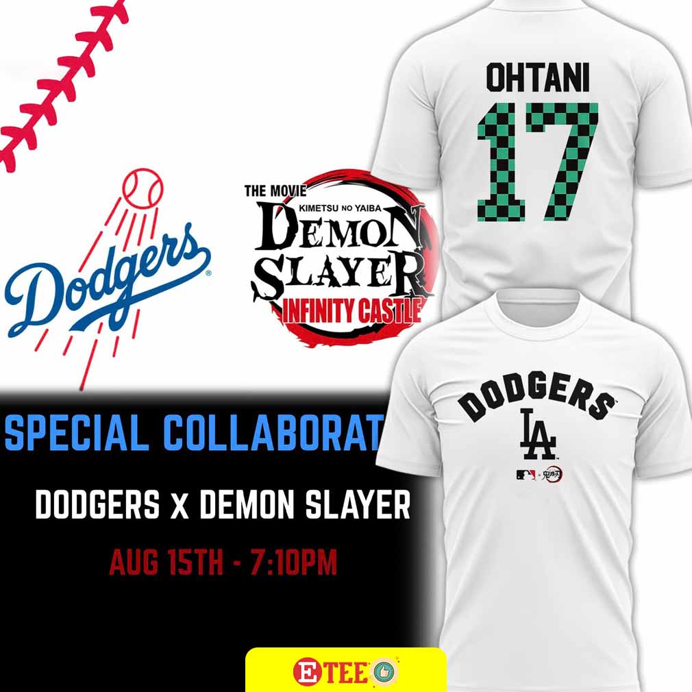 OHTANI 17 DODGERS XL Tシャツ鬼滅の刃コラボ OHTANI 17 DODGERS XL Tシャツ鬼滅の刃コラボ