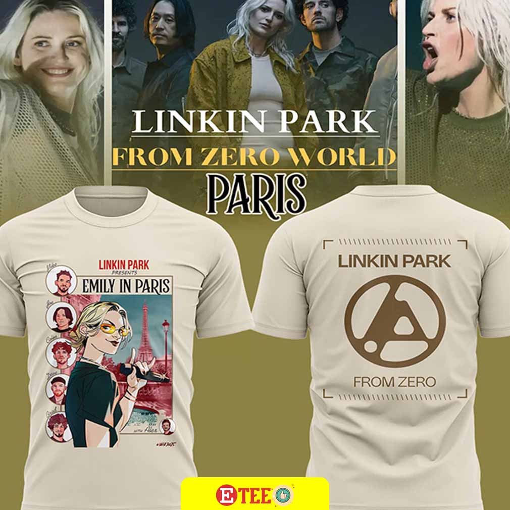 Linkin Park From Zero World Tour Emily in Paris double-sided