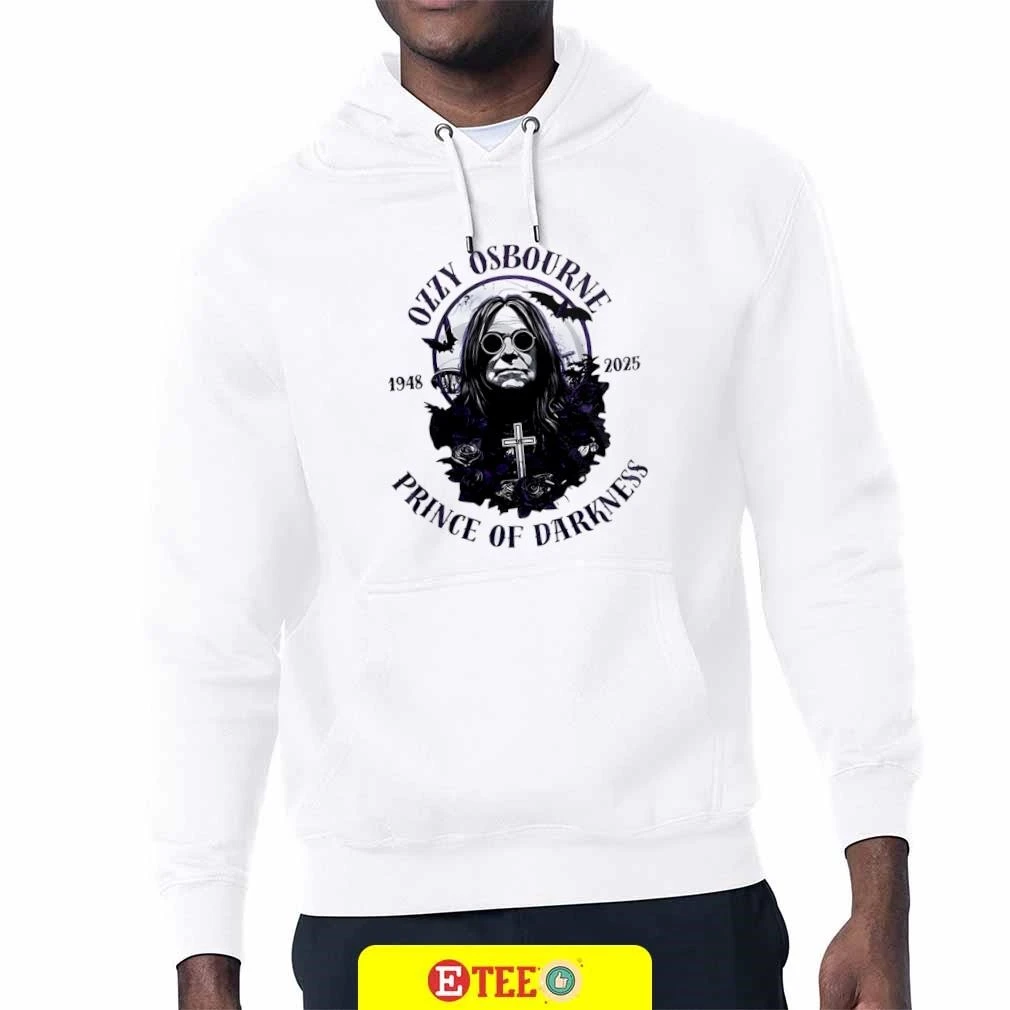 Rip Ozzy Osbourne Forever in Darkness double-sided t-shirt