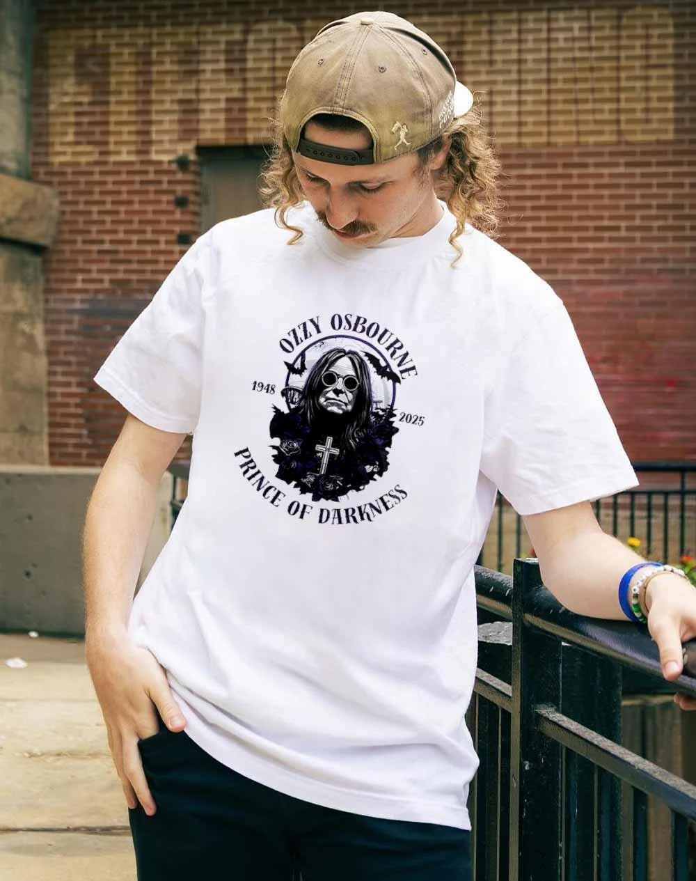 Rip Ozzy Osbourne Forever in Darkness double-sided t-shirt