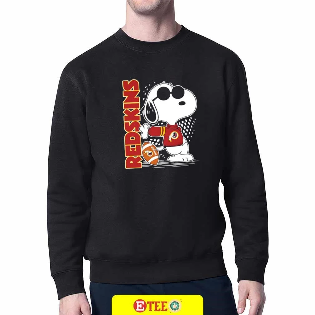 80s USA製 REDSKINS×SNOOPY NFL スウェット スヌーピー Vintage Washington Redskins Snoopy Cartoon Football