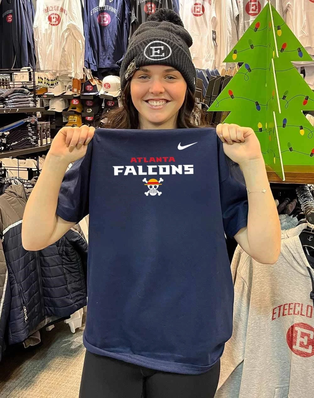 2025 Atlanta Falcons x One Piece Night 2-sided t-shirt
