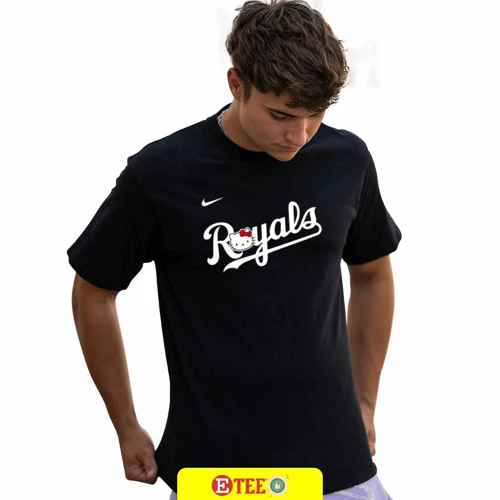 2025 Kansas City Royals x Hello Kitty 2-sided t-shirt