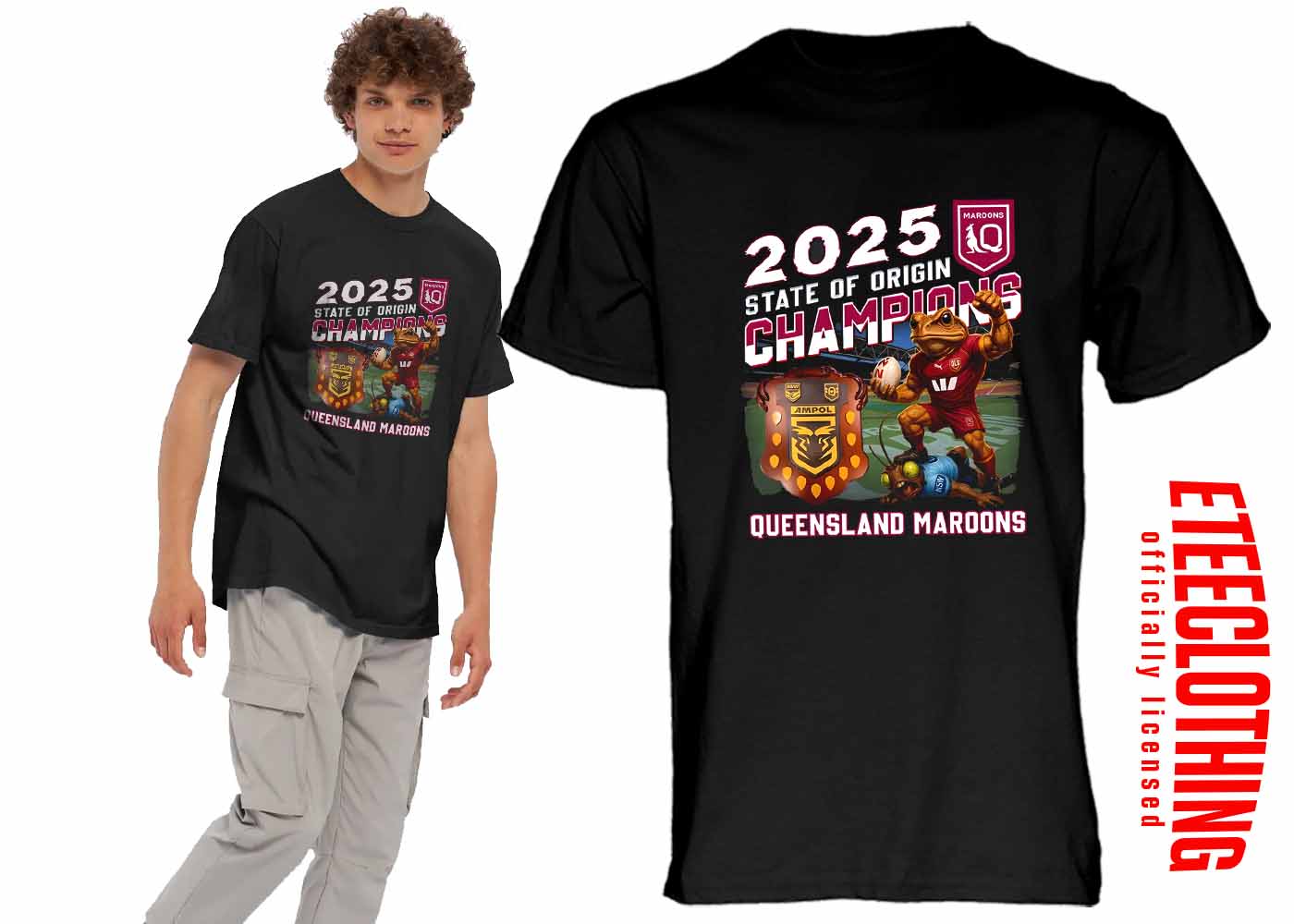 2025 State of Origin Champions Queensland Maroons mascot