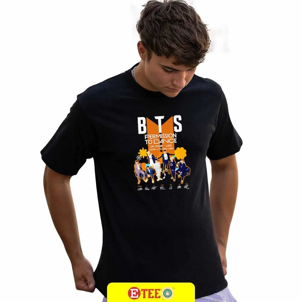 BTS PERMISSION TO DANCE ON STAGE Tシャツ　S BTS Permission to Dance on Stage T Shirt Sz Med Adult BTS