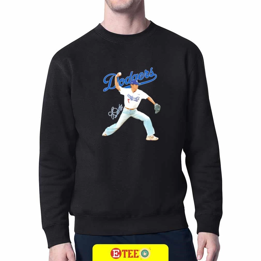 Kim Taehyung BTS' V x Los Angeles Dodgers Signature shirt