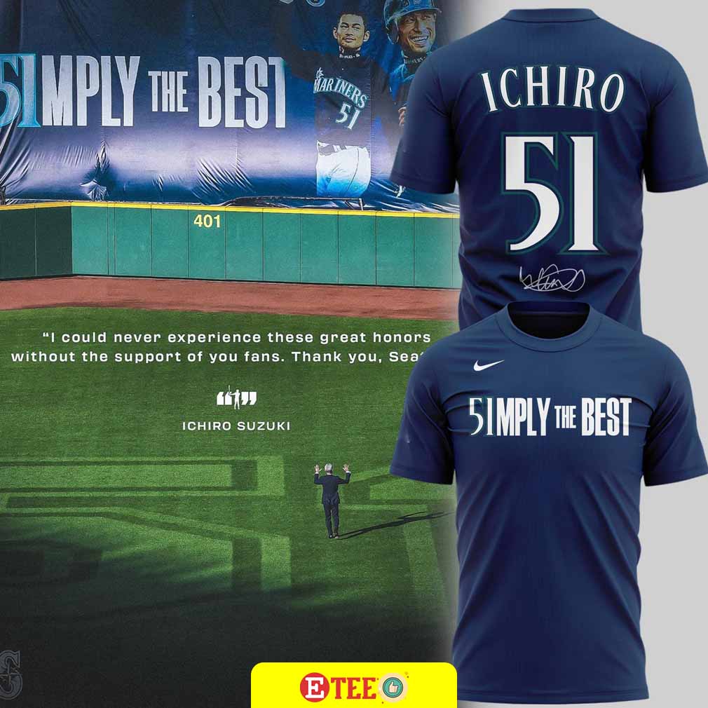 Seattle Mariners Ichiro Tシャツ L　新品未開封 Ichiro Suzuki Seattle Mariners Majestic Official Name