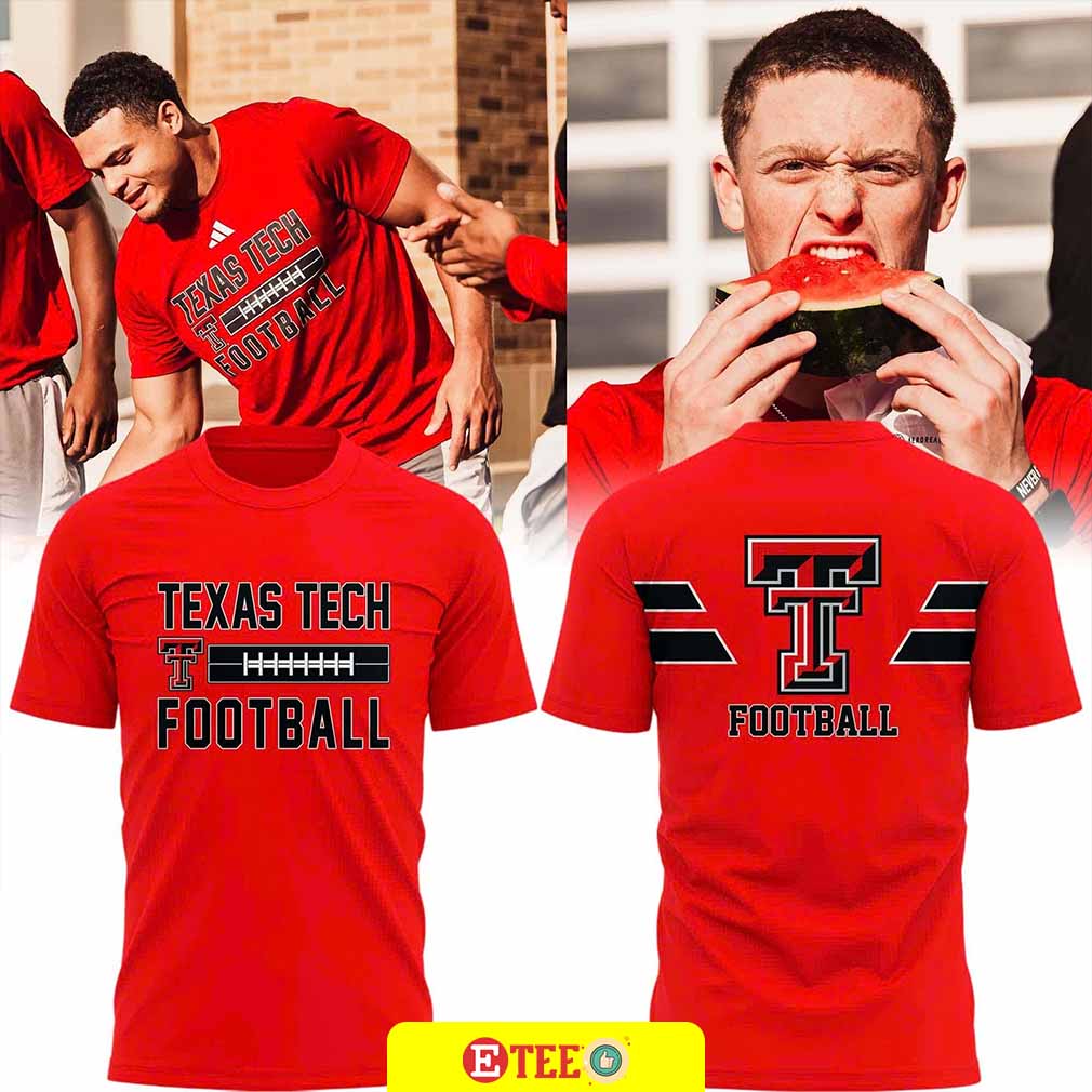 COSMOS TEXAS　football tee レッド　L COSMOS TEXAS football tee レッド L トップス