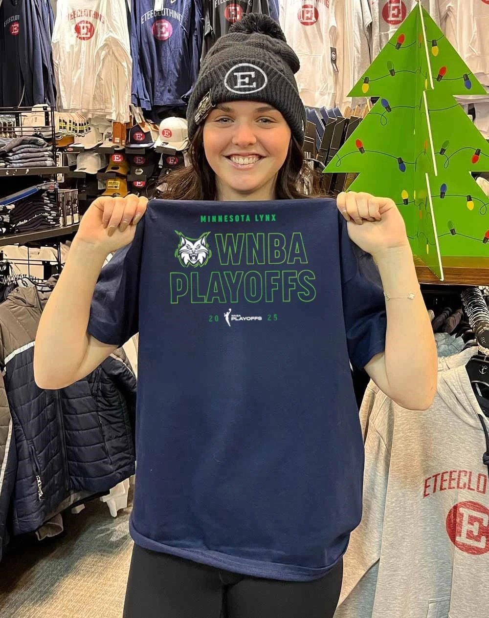 2025 WNBA Playoffs Minnesota Lynx double-sided t-shirt