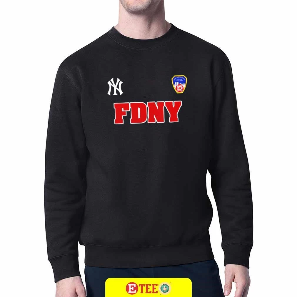 New York Yankees FDNY Never Forget 9.11.2001 2-sided t-shirt